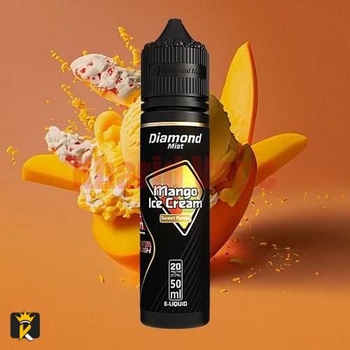 سالت بستنی انبه دیاموند میست <br><span>Diamond Mist Mango Ice Cream Salt Nic 50ml</span>